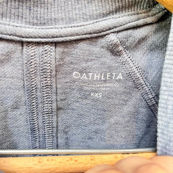Athleta Light Blue Sweatshirt- Size XXS - Picture 2 of 5